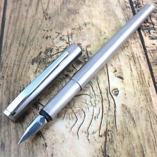 MONTBLANC NOBLESSE FOUNTAIN PEN VINTAGE SILVER GERMANY A104 picture