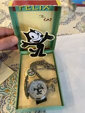 Felix the Cat Pocket Watch  Works w/ fresh battery picture