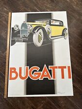 Vtg Bugatti T46 39”X27” Poster Litho Of Rene Vincent 1960's Studio Editions A picture