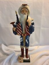 Bethany Lowe Designs-Vickie Smyers Patriotic Santa, NWT, Rare picture