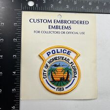 Homestead Florida Police Patch 00Y5 picture