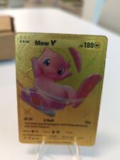 2020 Pokemon Mew, V X BALL GOLD CARD #069/189,  picture