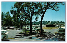 c1950's Winding Paved Roads Thread Luxury Park Scotts Valley CA Postcard picture