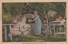 Roadside Bake Oven Rural Quebec Canada Posted White Border Vintage Post Card picture