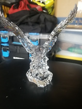 Wonders Of The Wild Crystal 7.5” Glass Eagle Figurine 24% Lead Germany picture
