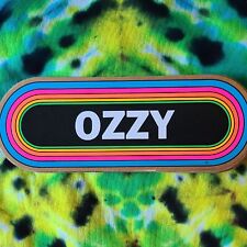 OZZY KLOS 95.5  Vintage 80's Rainbow Bumper Sticker Decal Old Style picture