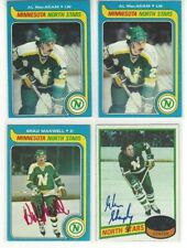 1979-80 Topps #231 Brad Maxwell Signed Hockey Card Minnesota North Stars picture
