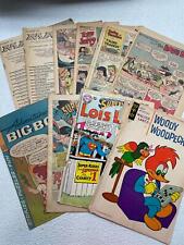 VINTAGE 1960's 10 PC Comic Book Set VERY DAMAGED Missing Covers picture