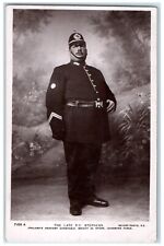 1908 The Late PC Stephens England's Heaviest Constable RPPC Photo Postcard picture