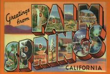 Greetings from Palm Springs, California, CA City - Modern Large Letter Postcard picture