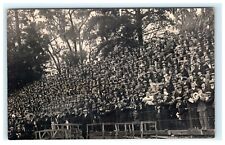 1907-1914 Early Baseball Sporting Event Crowd Bleachers Real Photo Postcard picture