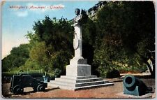 Wellington's Monument Giblartar Historical Structure Trees Landmark Postcard picture