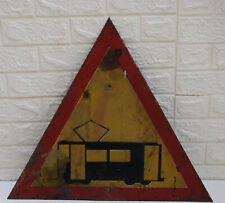 Antique Tramway Tram Sign & Milners Patent-Holdfasts Safe- original double sided picture