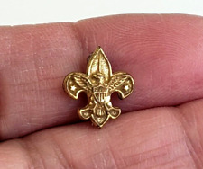 Antique BSA Boy Scouts of America Tenderfoot Gold Tone Pin 7/16