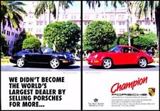 1994 Porsche 911 Speedster 2-page Original Advertisement Print Art Car Ad D137 picture