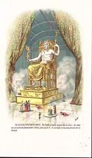 c1880 STATUE OF JUPITER OLYMPUS TEMPLE OF JUPITER VICTORIAN TRADE CARD Z5697 picture