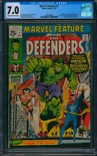 Marvel Feature #1 🌟 CGC 7.0 🌟 1st Appearance of the DEFENDERS Key Comic 1971 picture