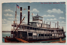 c 1910s Ship Postcard Davenport Iowa Steamer Steamship 