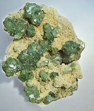 Choice Cluster Of Green Garnet var. Demantoid Crystals On Matrix Madagascar   picture