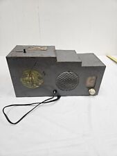 TRADIO COIN OPERATED HOTEL TUBE RADIO Model T-U6 Untested Parts/Repair  picture