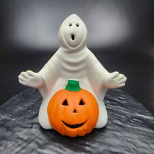 Byron Molds Ghost Ceramic Halloween Decor Light-Up Pumpkin Jack-O-Lantern🌟 picture