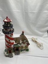 Lighthouse O'Well Porcelain Lighted Limited Edition 1999 Christmas picture