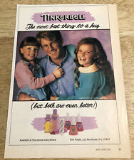 1991 Tom Fields Tinkerbell Ad   - Vintage Magazine Print  Ad picture