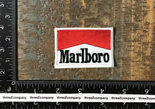 Vintage MARLBORO Cigarettes Racing Team Logo Sew-On Patch 1980's NASCAR Smoking picture
