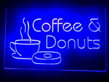 Donuts Coffee Shop Neon LED light Sign Cafe Bar decor size 12 x 8 in picture