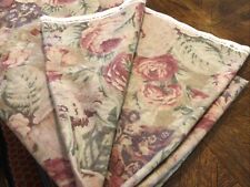 Vintage Collection By Waverly Beautiful  Floral Fabric  2 1/4 Yds. 55” x 80” picture