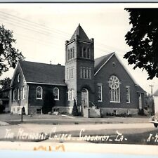 c1950s Sigourney, IA RPPC United Methodist Church Real Photo Postcard A109 picture