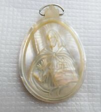 IMPORTANT SILVER MOTHER OF JESUS CHRIST MEDAL PENDANT picture