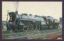LMH Postcard CANADIAN NATIONAL 4-8-4 Northern CN 6153 Turcot Shops Yard Montreal picture