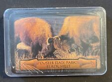 Custer State Park Black Hills South Dakota US Buffaloes Playing Card Deck + Case picture