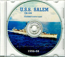 USS Salem CA 139 1956 - 1958 Med Cruise Book CD RARE picture