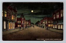 Cameron MO-Missouri, Third Street Looking West, Antique, Vintage c1916 Postcard picture