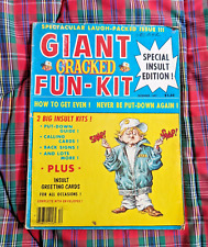Giant Cracked Fun-kit comic vintage magazine December 1981 humor satire picture