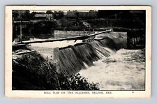 Neligh NE-Nebraska, Mill Dam On The Elkhorn, Antique, Vintage Souvenir Postcard picture