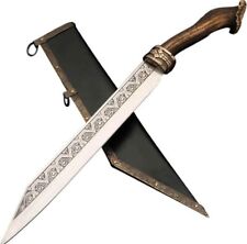 Viking seax knife high carbon steel knife/bushcraft knife Sambar Antler handle picture
