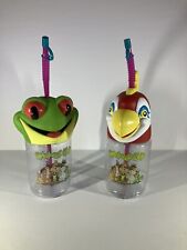 Rainforest Cafe Tree Frog & Parrot 3D Head Souvenir Cup with Handle picture