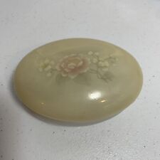 Vintage Alabaster Trinket Box From Italy picture