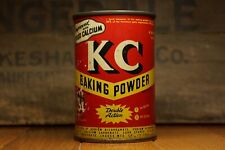 Vintage KC Baking Powder Advertising Tin Piggy / Savings Bank picture