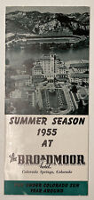 Summer Season 1955 at The Broadmore Hotel Colorado Springs Brochure/Price List picture