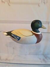 Vintage Mallard Duck Figurine 1983 Avon Collector Duck Series 4” Long Great Cond picture