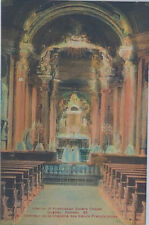 Postcard QC Canada Interior Of Franciscan Sisters Chapel Altar Pews ￼1044 picture