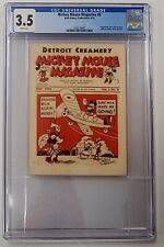 1934 MICKEY MOUSE MAGAZINE VOL 1 NO 8 CGC GRADED DETROIT DAIRY GIVEAWAY 1 RARE 2 picture