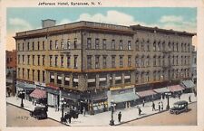 The Jefferson Hotel~Syracuse New York~Vintage Postcard 1920s J11 picture