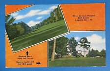 AUGUSTA Georgia GA Oliver General Hospital Golf Postcard picture