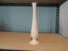 Lenox Single Stem Bud Vase 10 1/2” Cream Raised Pattern picture
