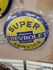 Chevy Super Service Domed Sign picture